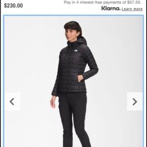 North face XL black puffer jacket.